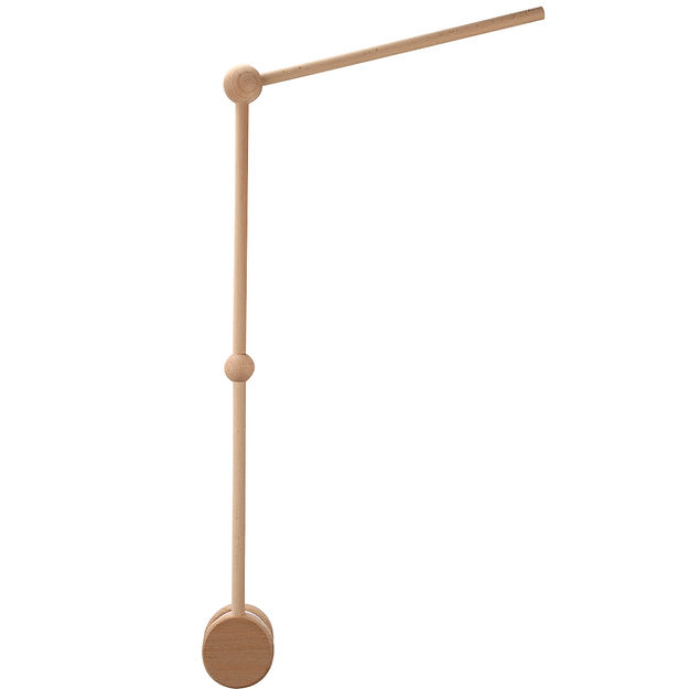 Wooden crib arm