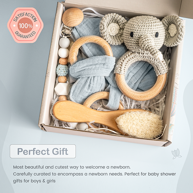 Elephant Baby Gift set
