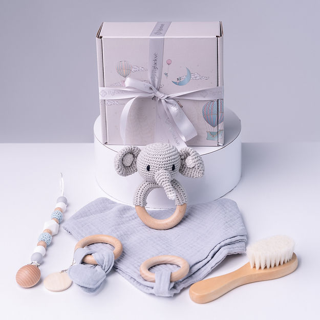 Elephant Baby Gift set