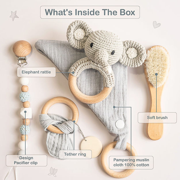Elephant Baby Gift set